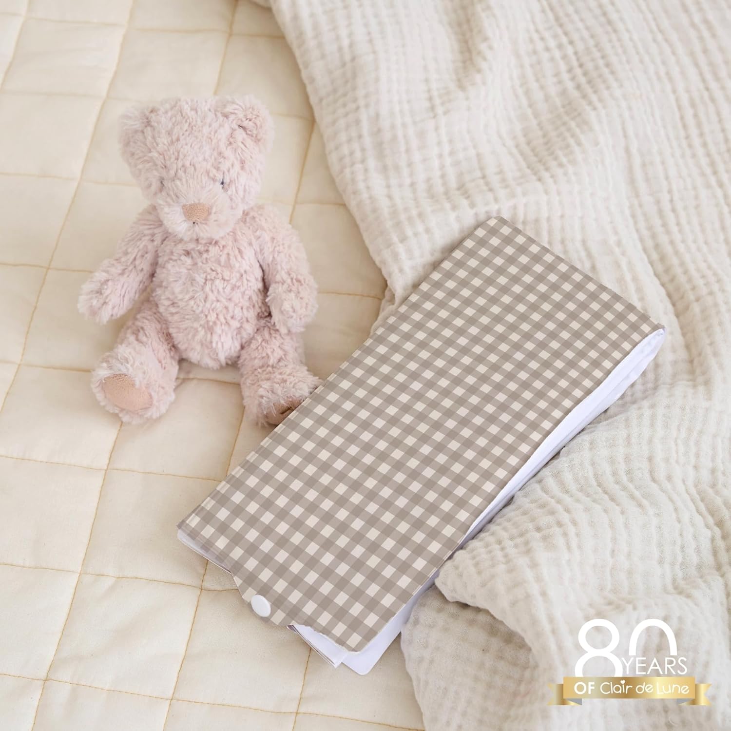 Clair de Lune Gingham Foldable Changing Mat (Gingham)