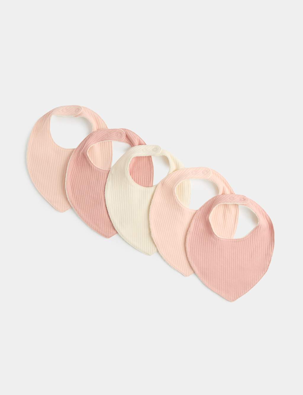 5 Pack Cotton Rich Dribble Bibs